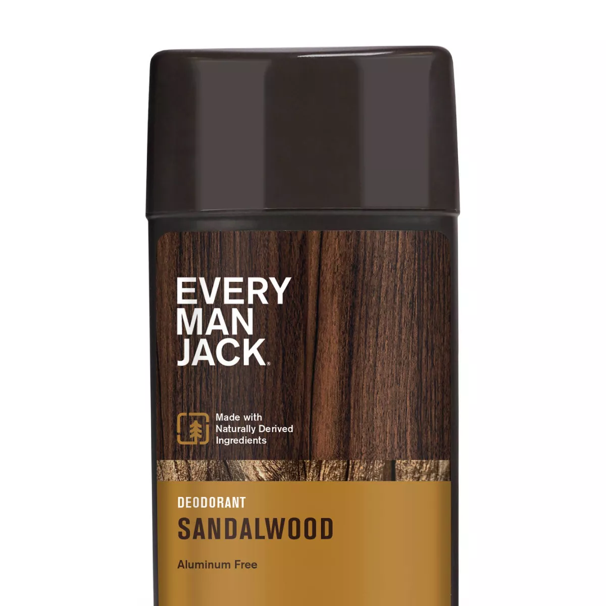 Every Man Jack Body Aluminum Free Deodorant, Sandalwood, 3 Oz
